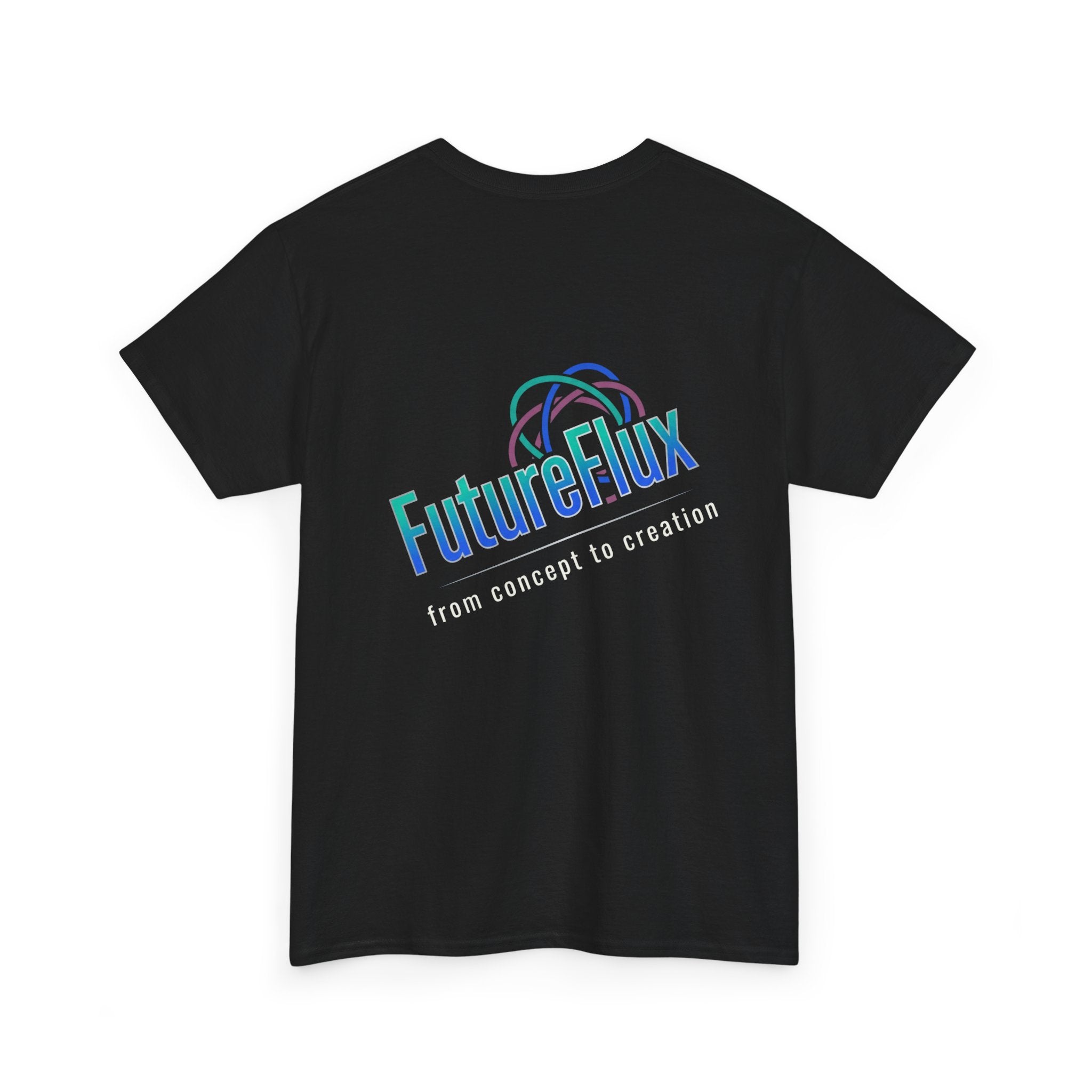 FutureFlux Logo Tee — 'FutureFlux: from concept to creation' Graphic T-Shirt