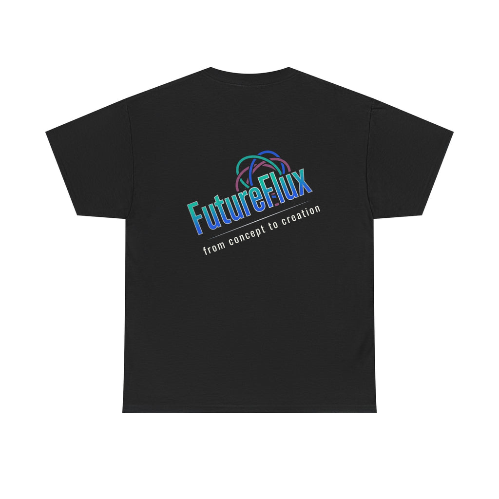 FutureFlux Logo Tee — 'FutureFlux: from concept to creation' Graphic T-Shirt